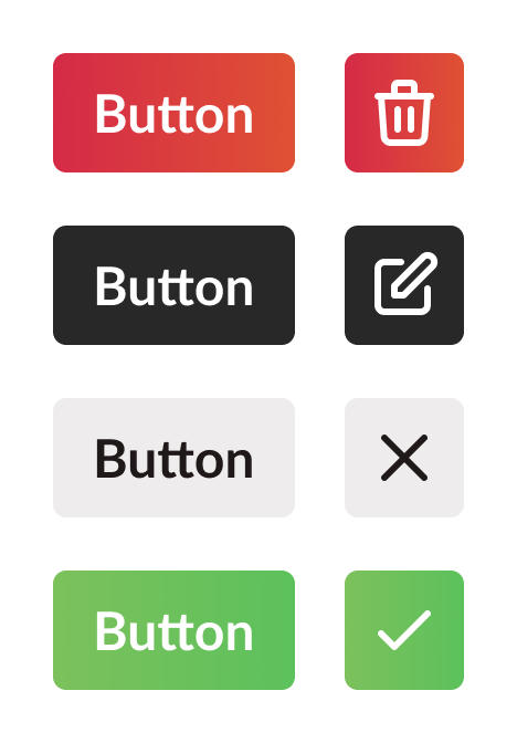 The buttons of our design system